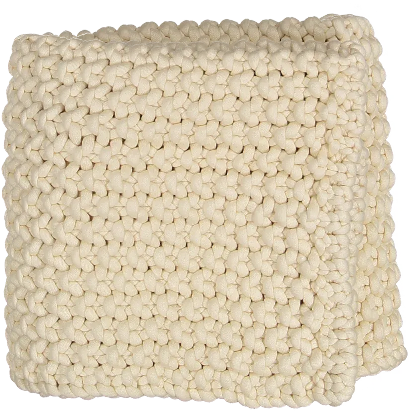 ALMA BLANKET-BL10-ECRU