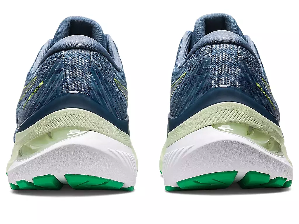 Asics Gel-Kayano 29 Men's Running Shoes - Steel Blue/Lime Zest