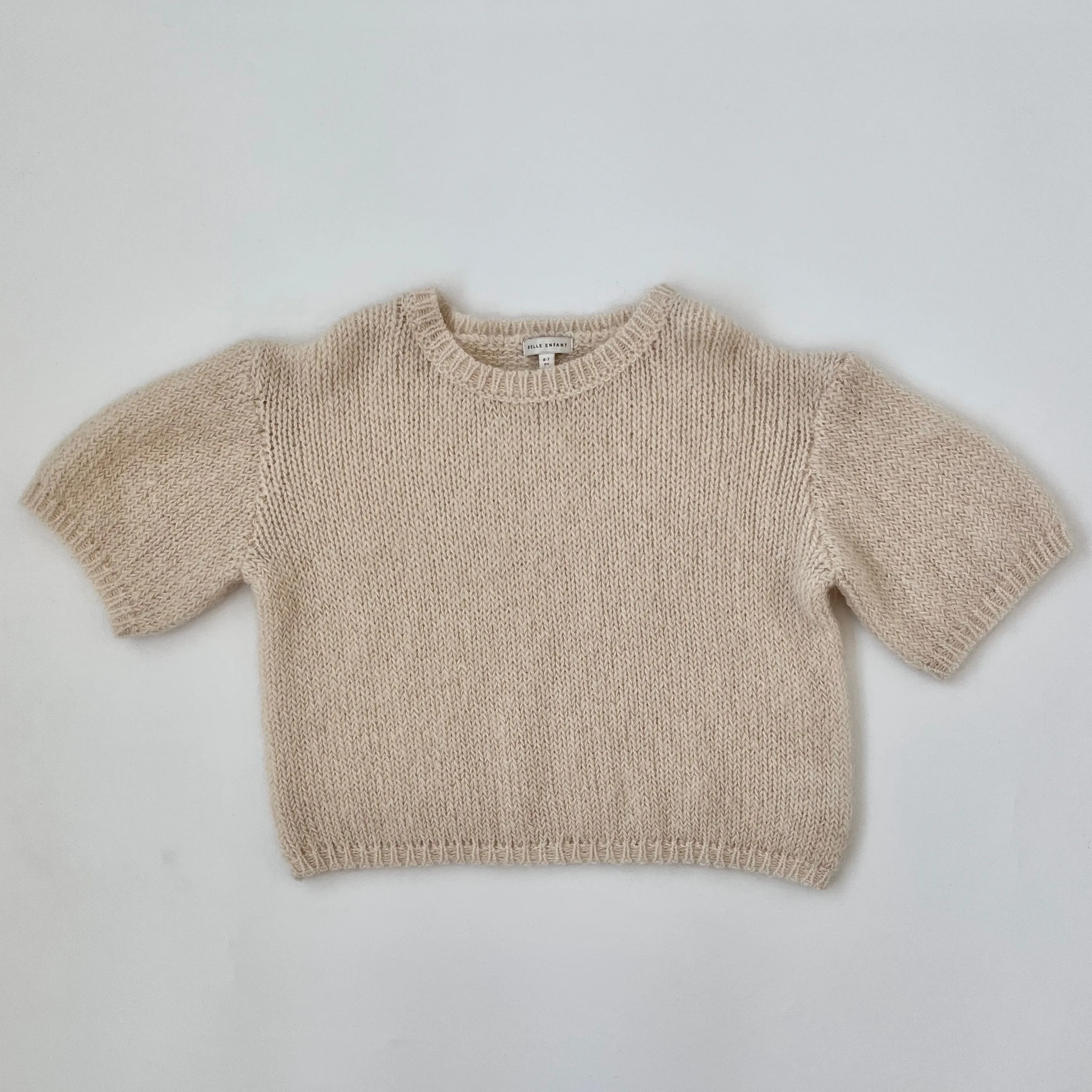 Belle Enfant Cream Mohair Jumper: 6-7 Years