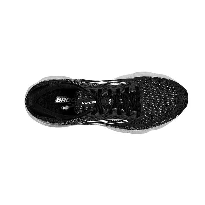 Brooks Men's Glycerin 20 Wide Black/White