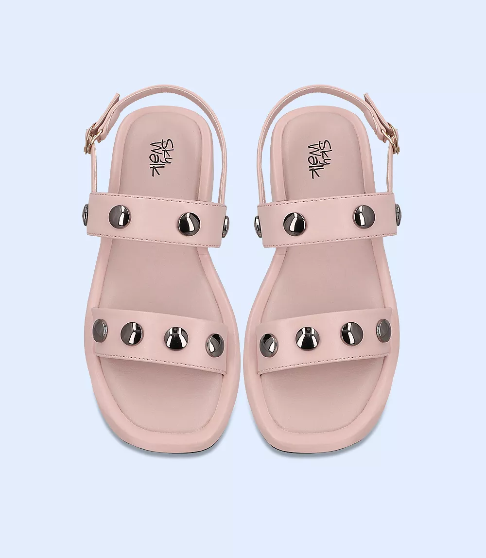 BW7352-TEA PINK-Women Comfort Sandal