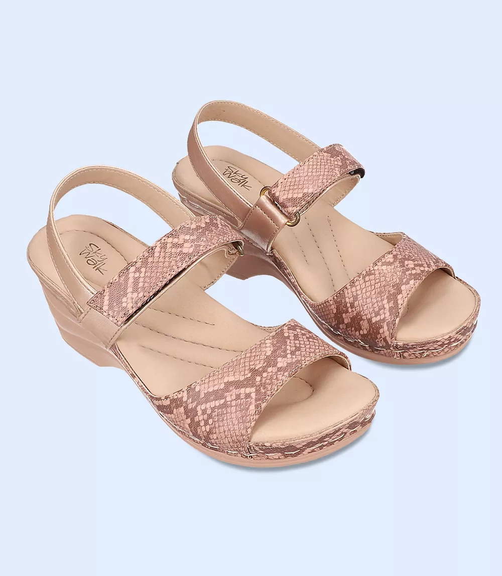 BW8144-TEA PINK-Women Comfort Sandal