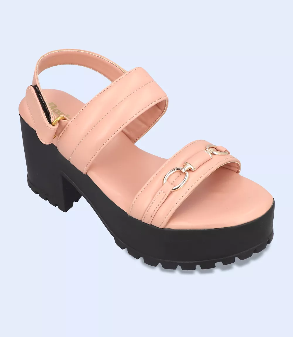 BW9222-TEA PINK-Women Platform Sandals