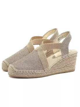 Casual Stitched Wedge Sandals