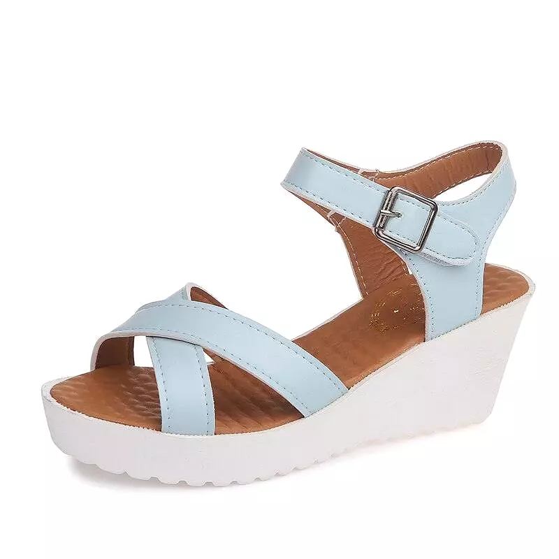 Casual Straps Wedge Sandals