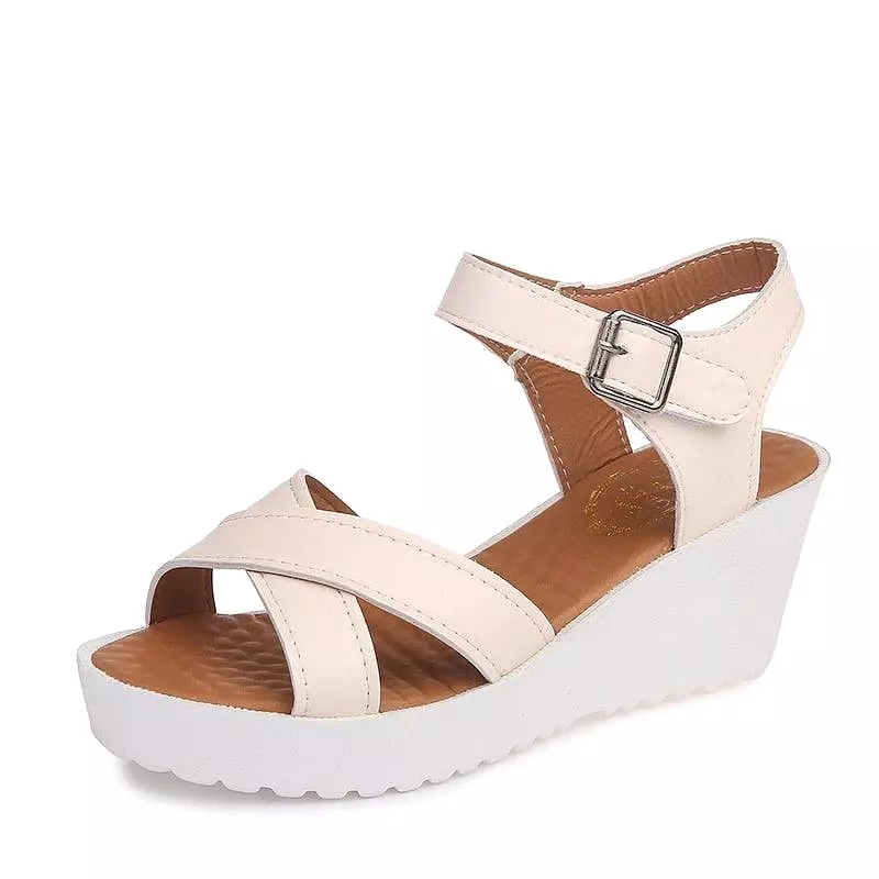 Casual Straps Wedge Sandals