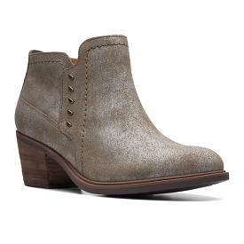 Clarks Women's Neva Lo Metallic Taupe