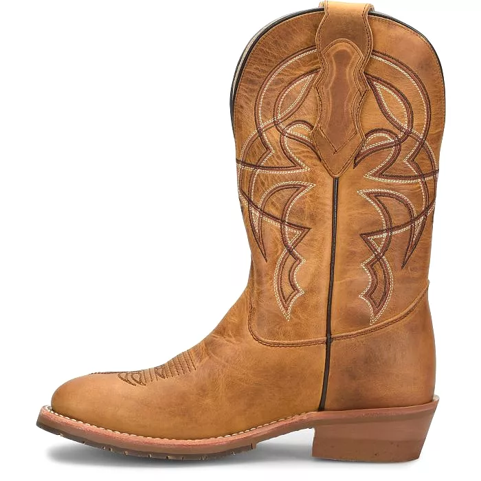 'Double H' Men's 11 Toscosa SR Western Round Toe Roper - Tan