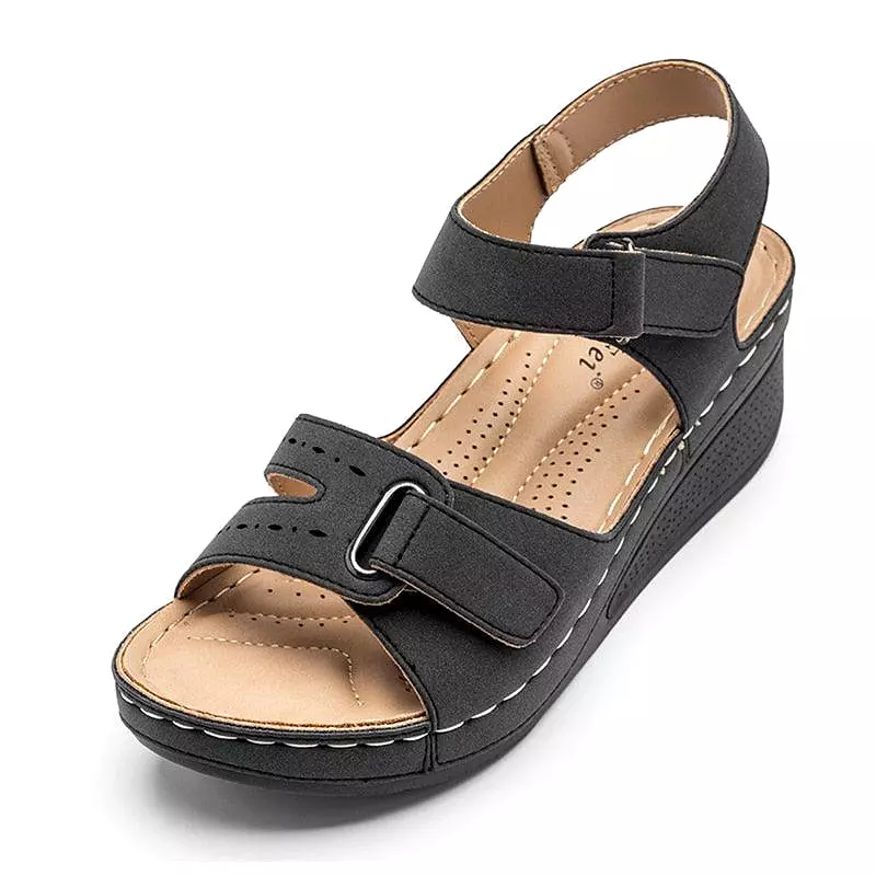 Flap Wedge Sandal Shoes