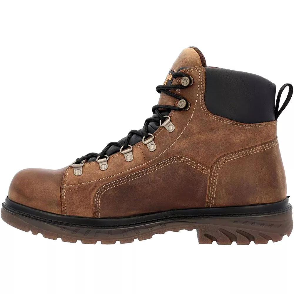 'Georgia Boot' Men's 6 EH WP Steel Toe - Brown