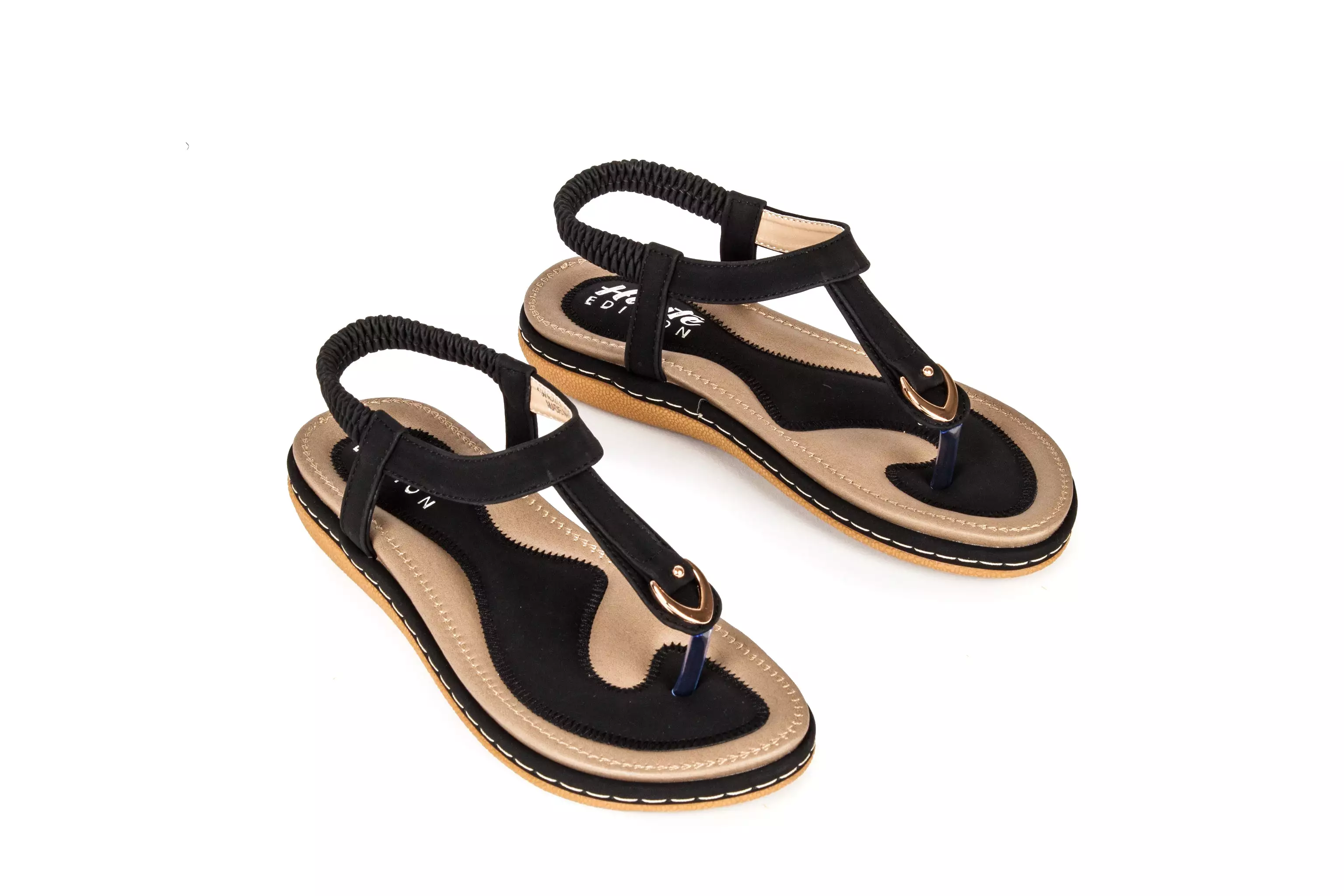 Haute Edition Women's Classic Bohemian Comfort Sandals