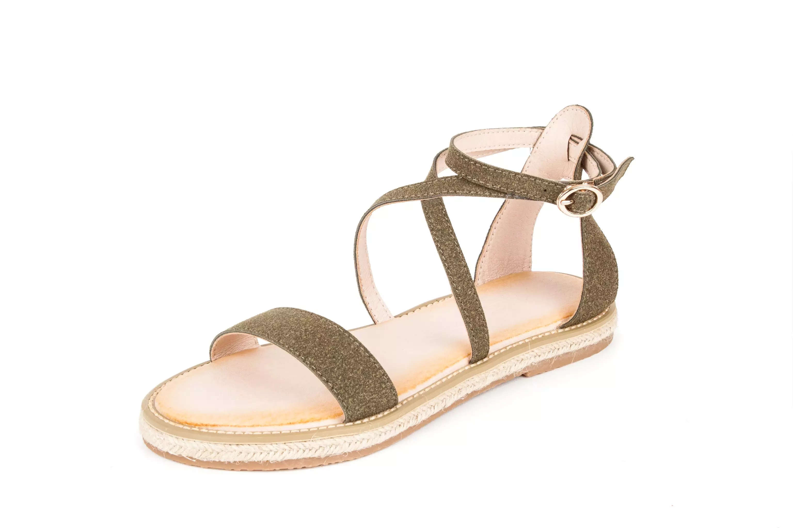 Haute Edition Women's Cross Strap Rome Sandals