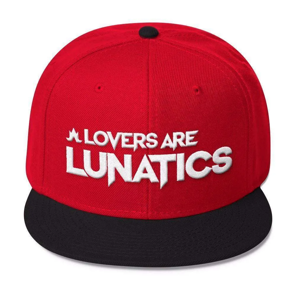 Lovers Are Lunatics Snapback Hat - color options