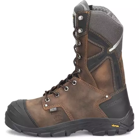 Matterhorn  Men's Mainstay 10 Aluminum Toe WP Work Boot - Brown - MT2570