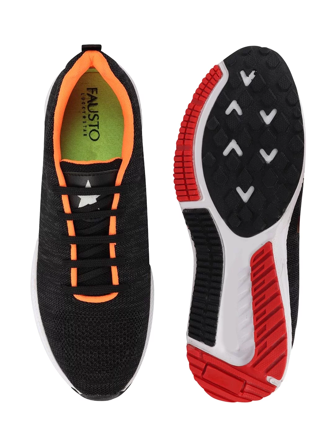 Men Black Sports & Outdoor Running Shoes