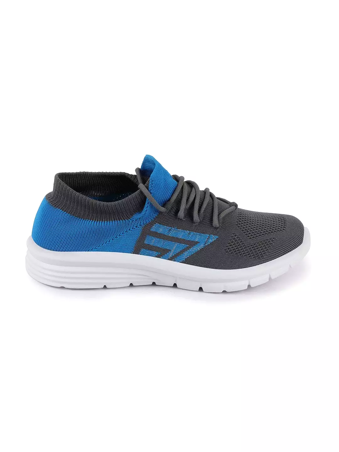 Men Grey Sports & Outdoors Lace Up Running Shoes