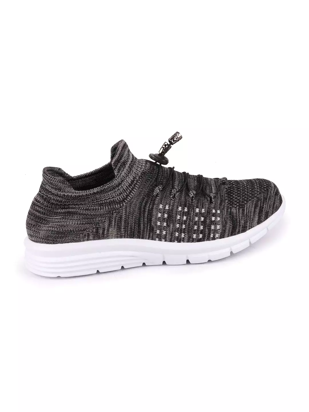 Men Grey Sports Lace-Up Outdoor Running Shoes