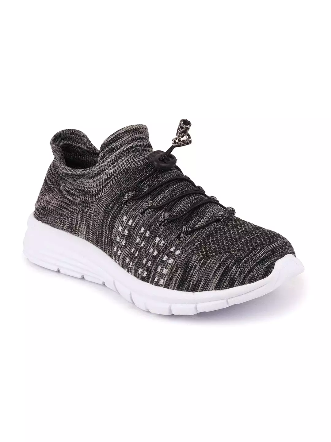 Men Grey Sports Lace-Up Outdoor Running Shoes