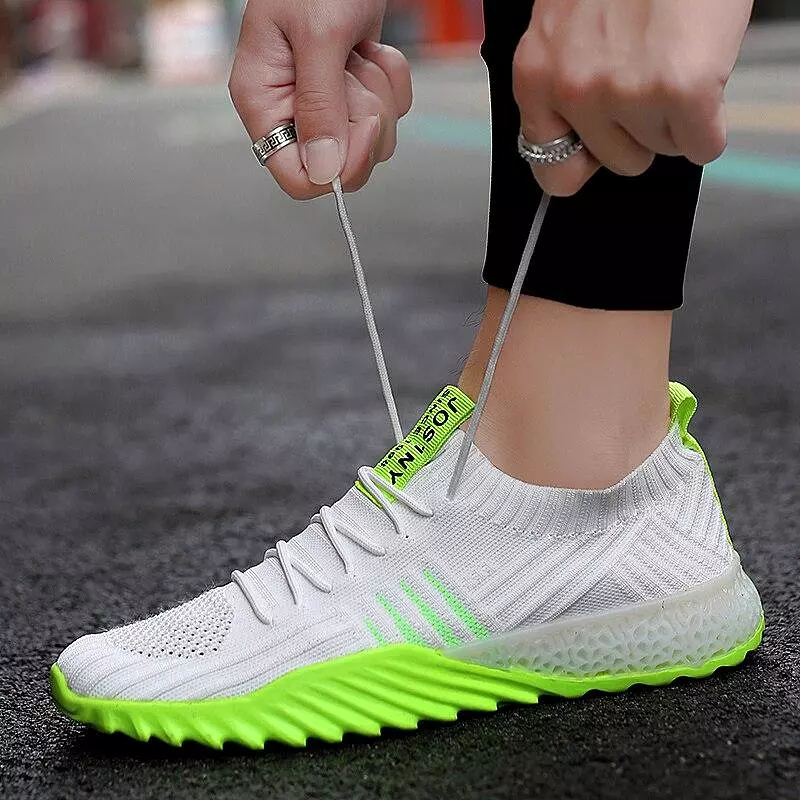 New 4D print Ultralight Men Running Shoes