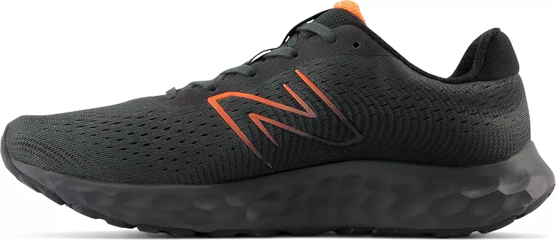 'New Balance' Men's 520v8 Running Shoe - Black / Hot Marigold