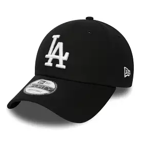 NEW ERA LA Dodgers Essential Black 9FORTY Adjustable Cap