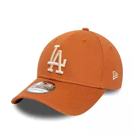 NEW ERA LA Dodgers League Essential Brown 39THIRTY Stretch Fit Cap