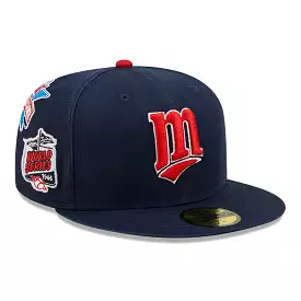 NEW ERA Minnesota Twins Cooperstown Navy 59FIFTY Fitted Cap