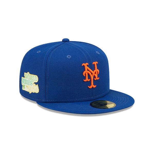 NEW ERA New York Mets Citrus Pop Blue 59FIFTY Fitted Cap