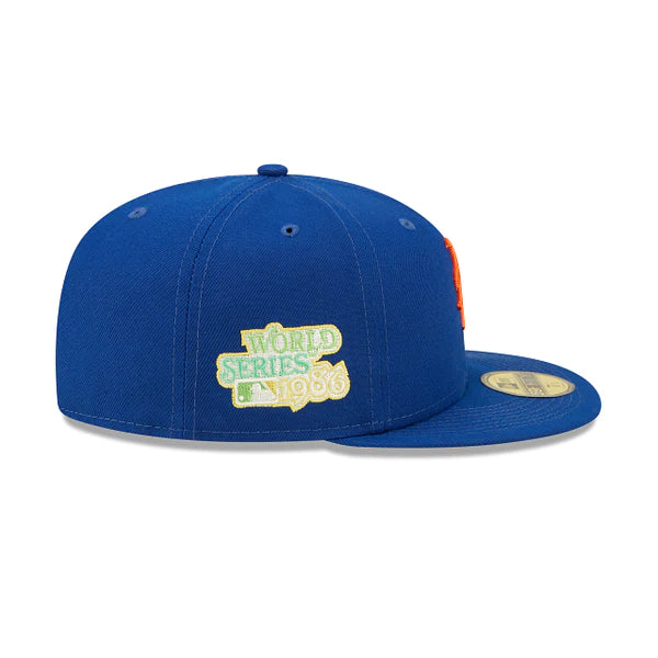 NEW ERA New York Mets Citrus Pop Blue 59FIFTY Fitted Cap