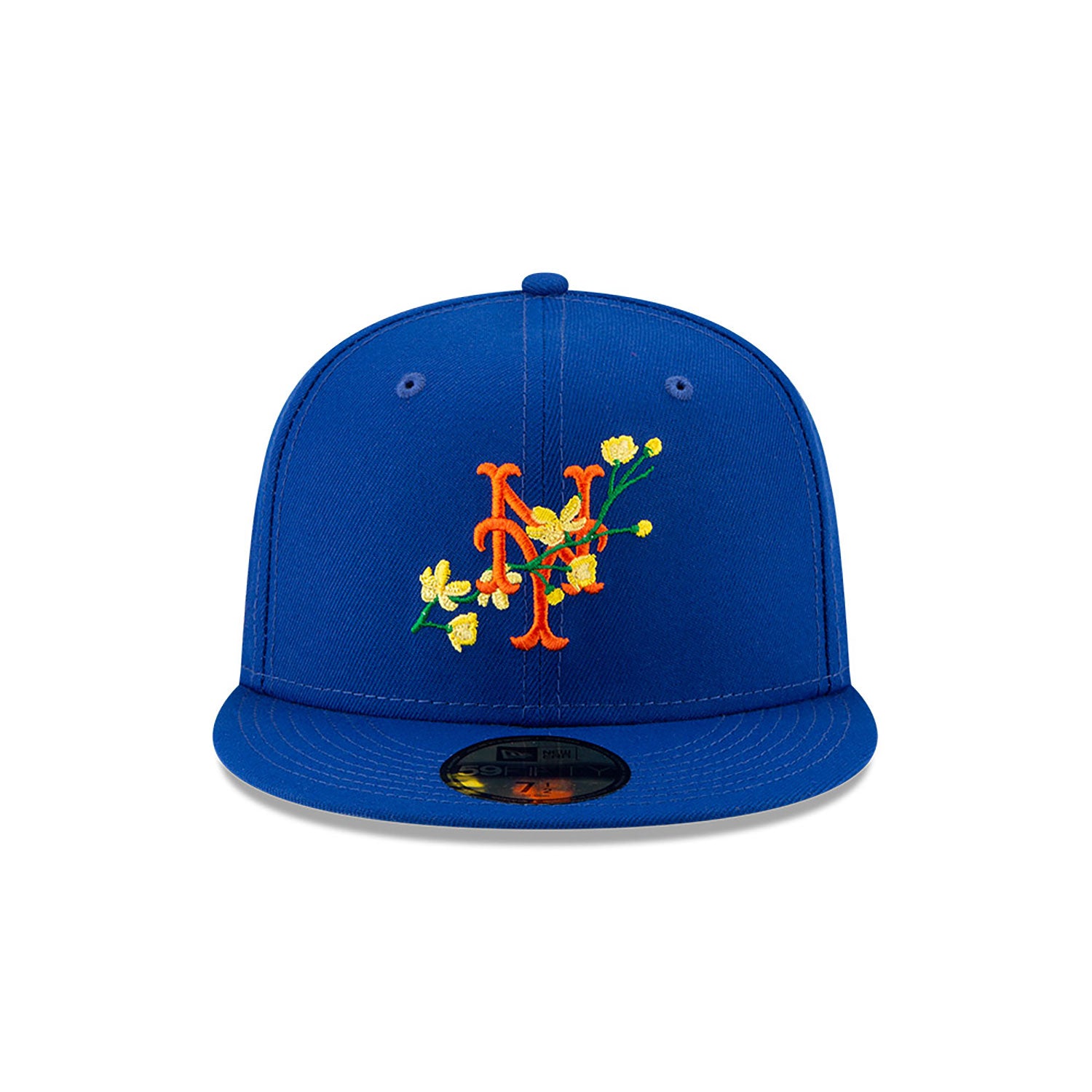 NEW ERA New York Mets Side Patch Bloom Blue 59FIFTY Fitted Cap