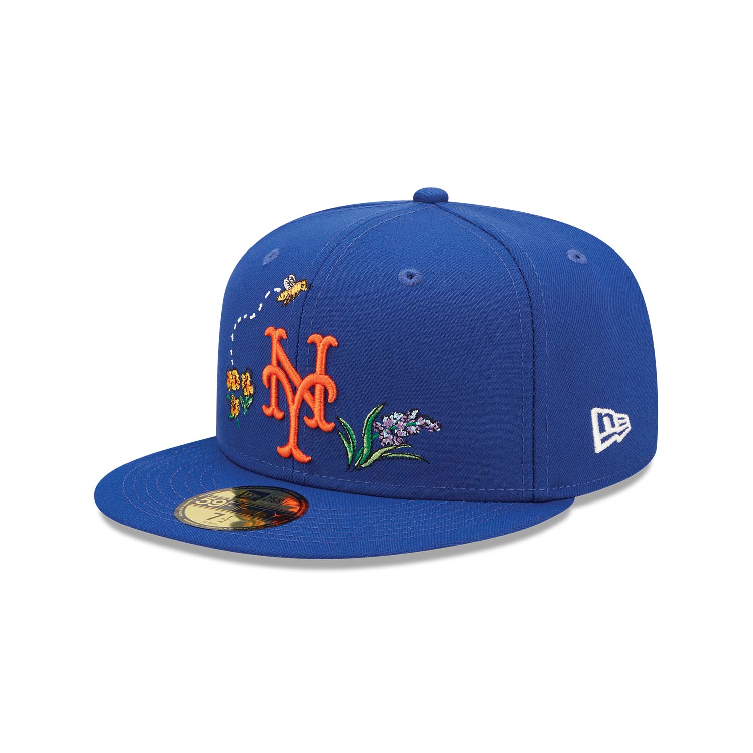 NEW ERA New York Mets Watercolour Floral Blue 59FIFTY Fitted Cap