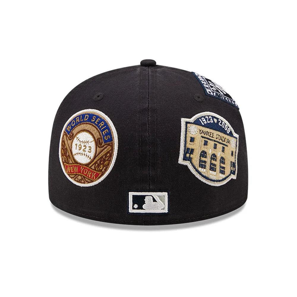 NEW ERA New York Yankees Cooperstown Patch Navy 59FIFTY Fitted Cap