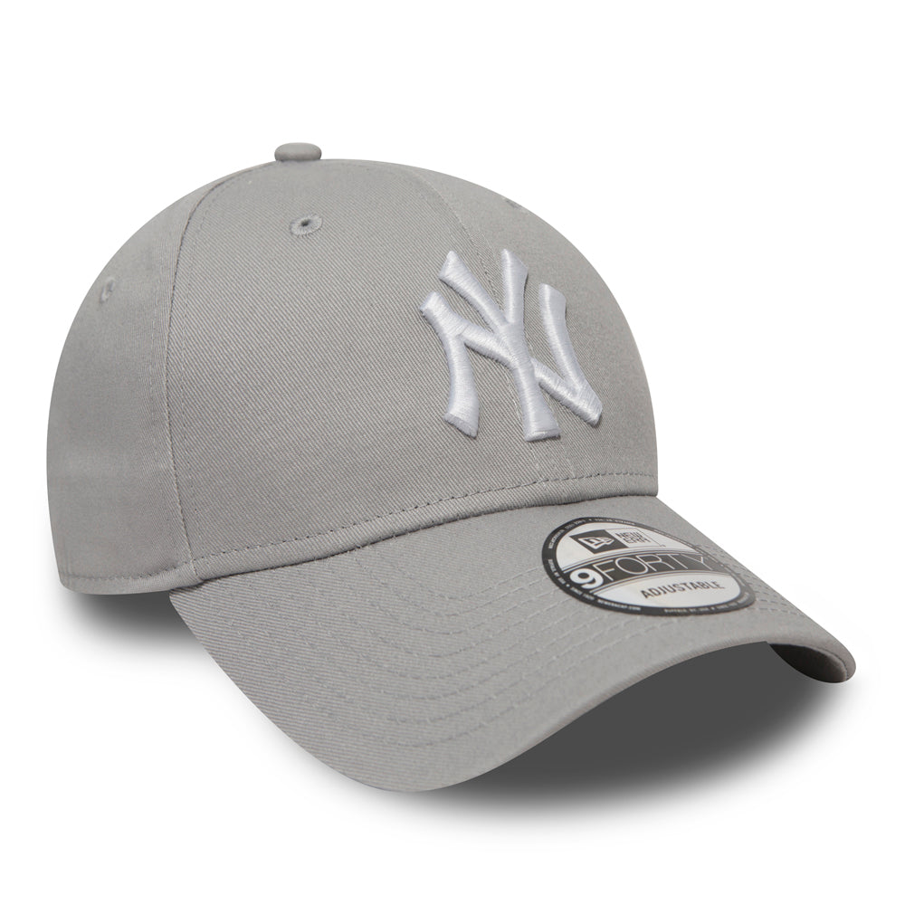 NEW ERA New York Yankees Essential Grey 9FORTY Adjustable Cap