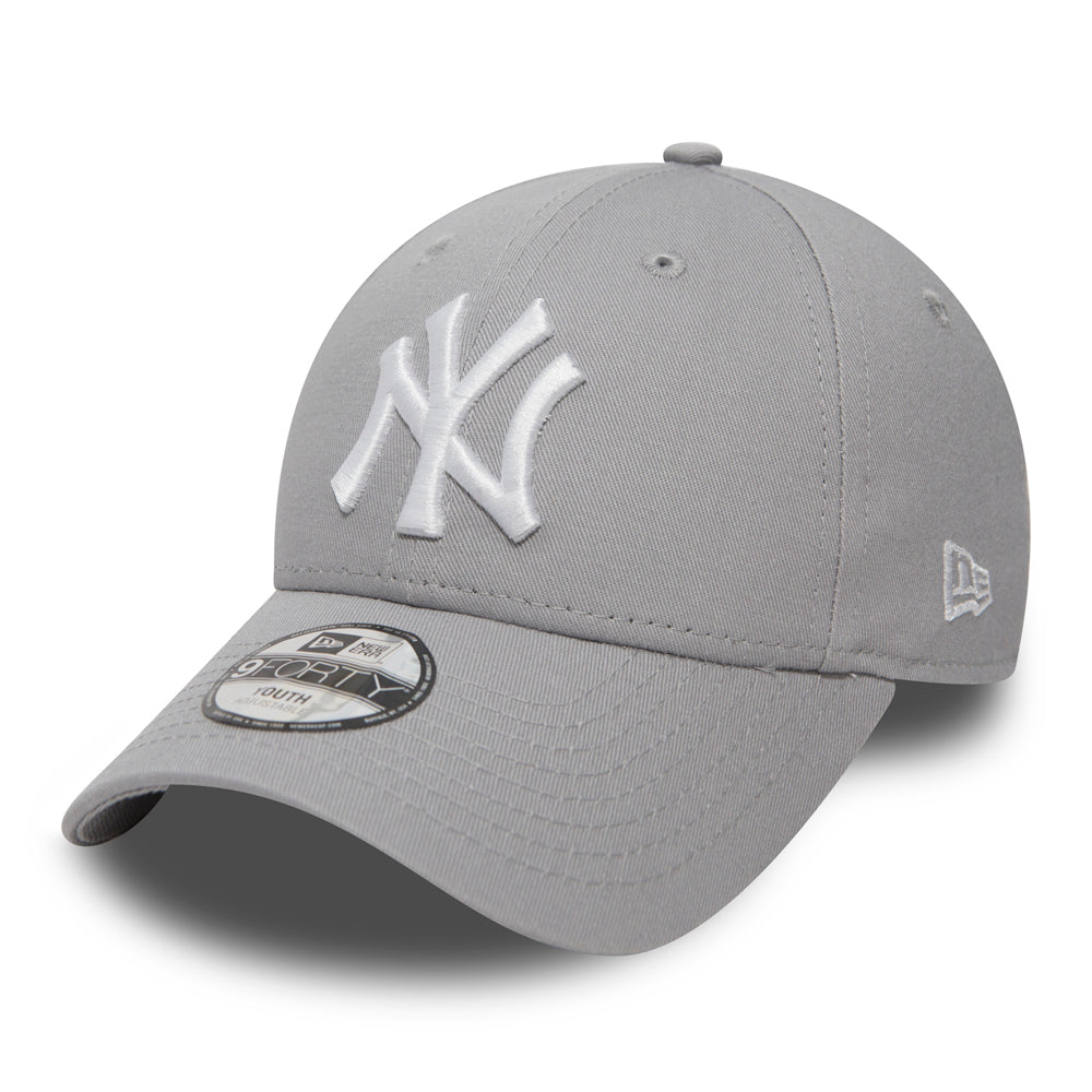 NEW ERA New York Yankees Essential Kids Grey 9FORTY Adjustable Cap