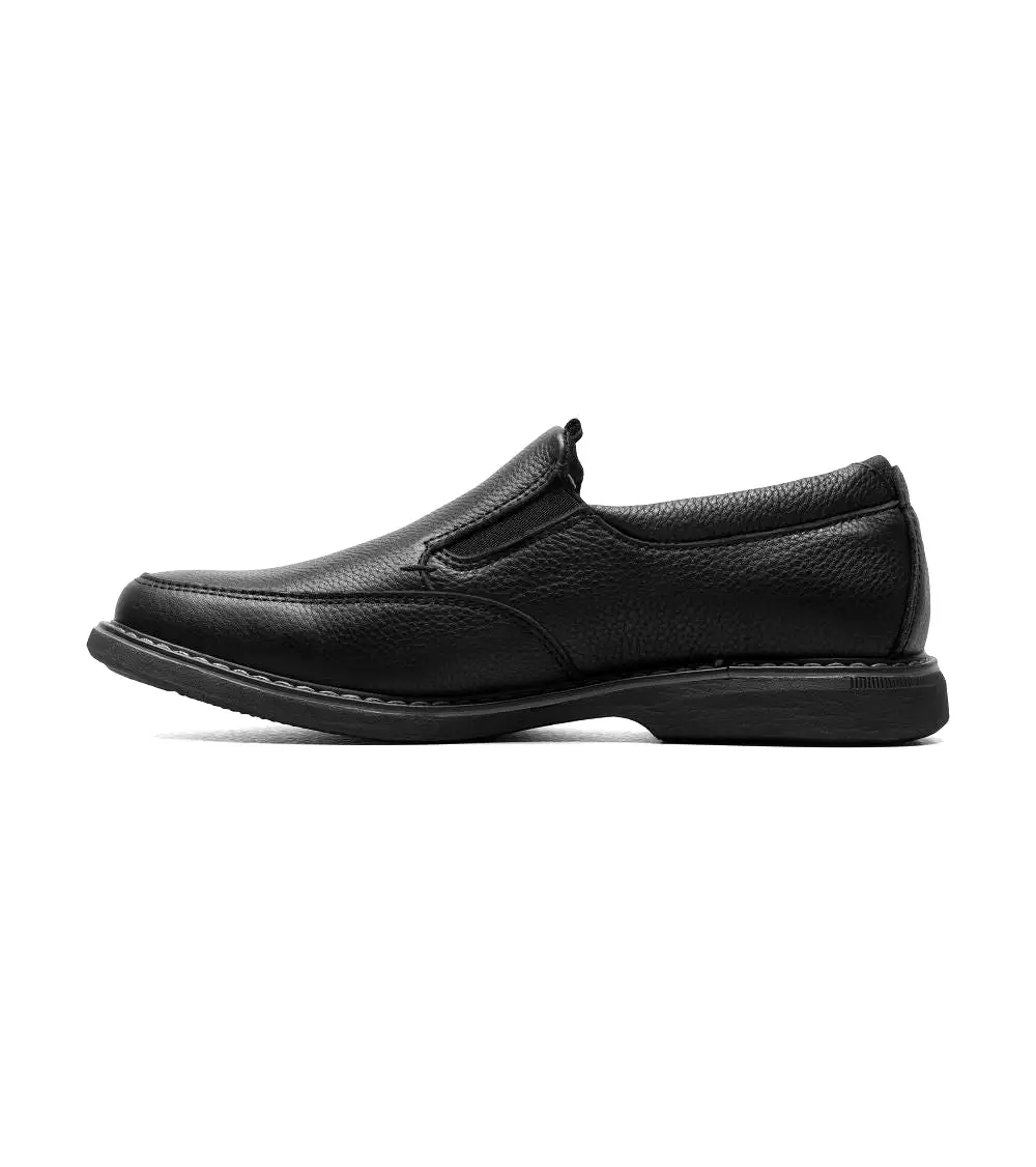 'Nunn Bush' Men's Otto Moc Toe Slip On - Black