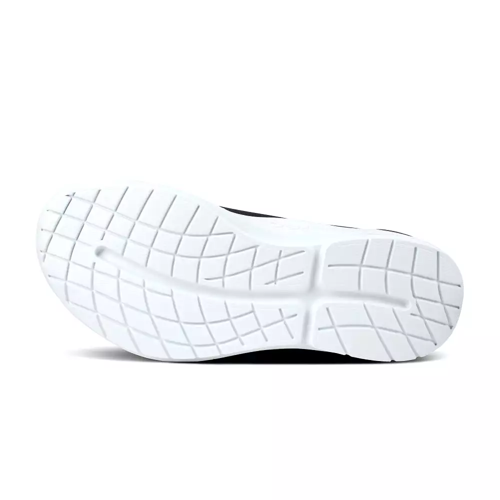 'OOFOS' Men's OOmg Sport Low Shoe - White / Black