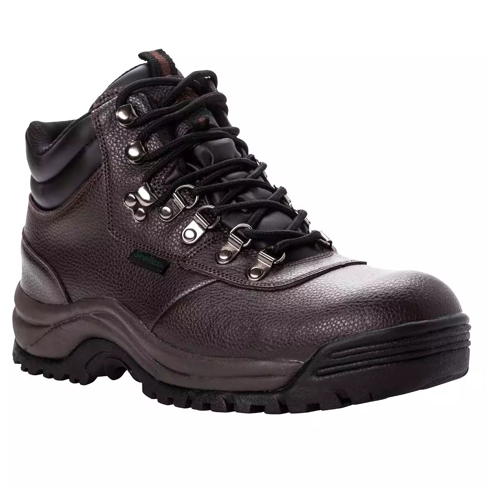 'Propet USA' Men's Shield Walker WP Comp Toe Hiker - Bronco Brown