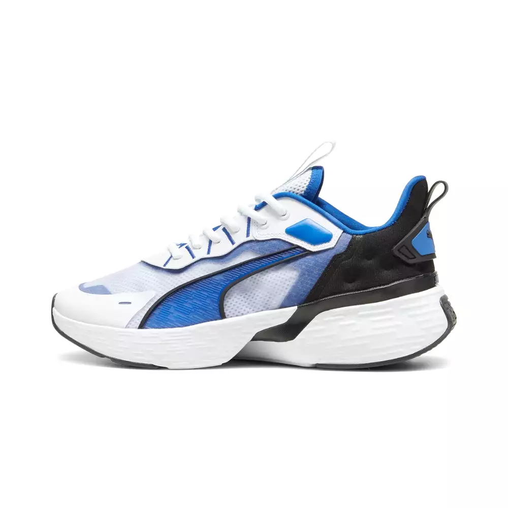 Puma Men's Softride Sway Running Shoes - Silver Mist/Cobalt Glaze