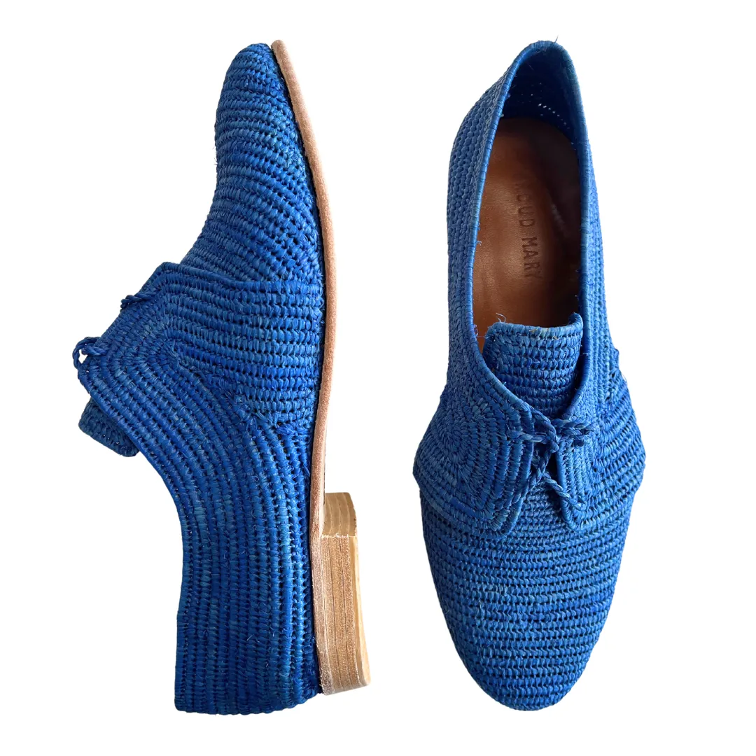 Raffia Oxford (Blue)