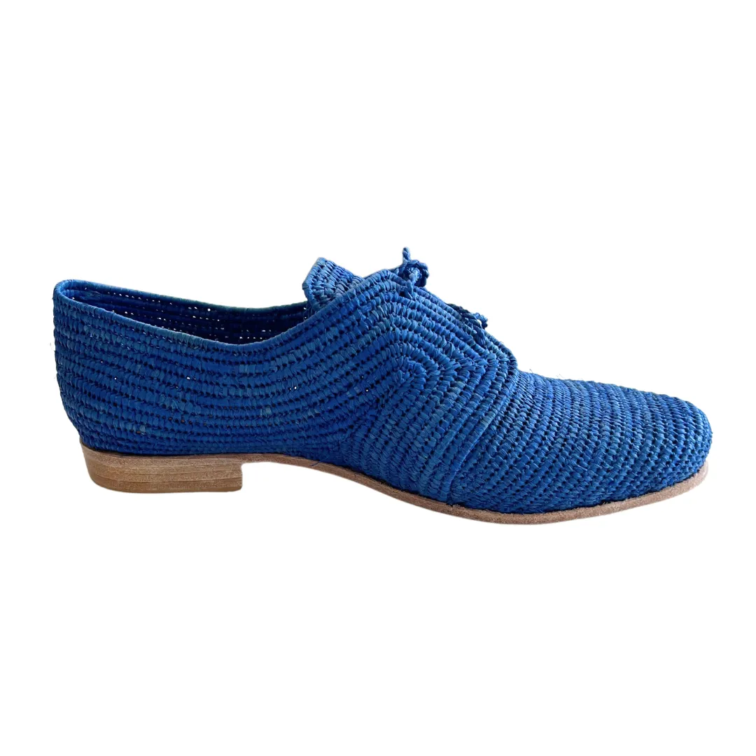 Raffia Oxford (Blue)