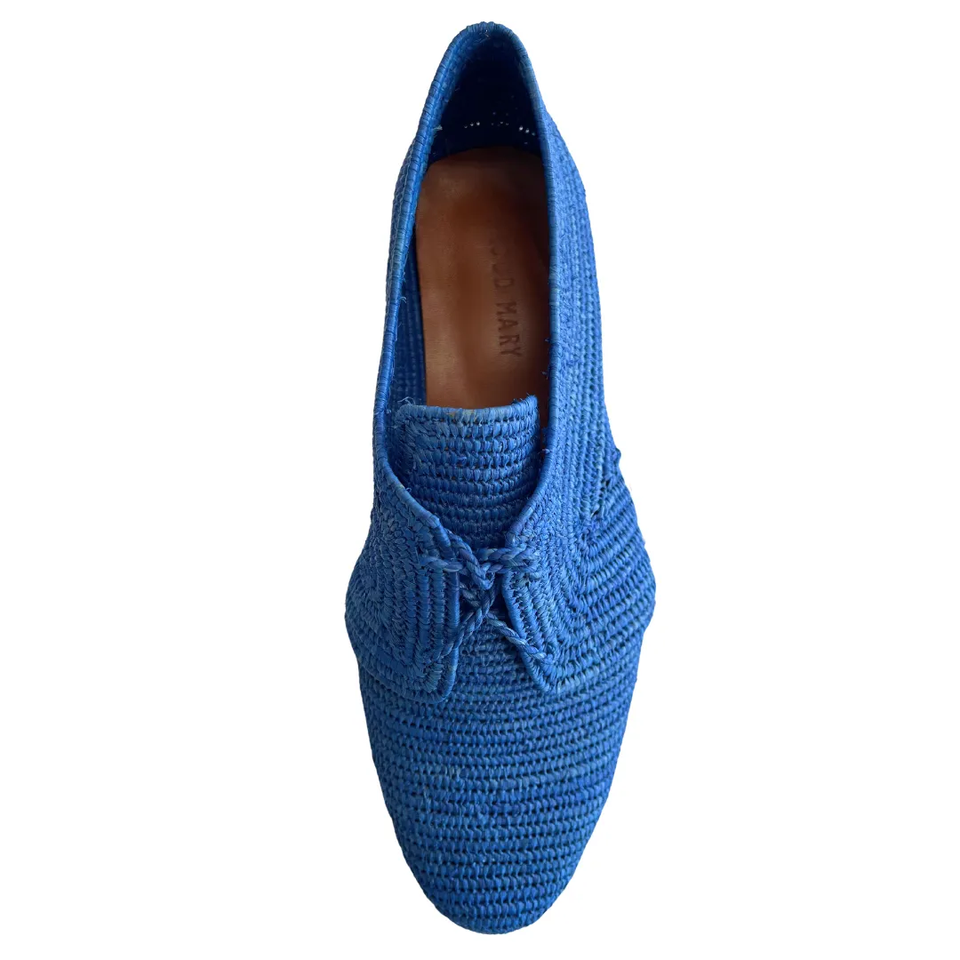 Raffia Oxford (Blue)