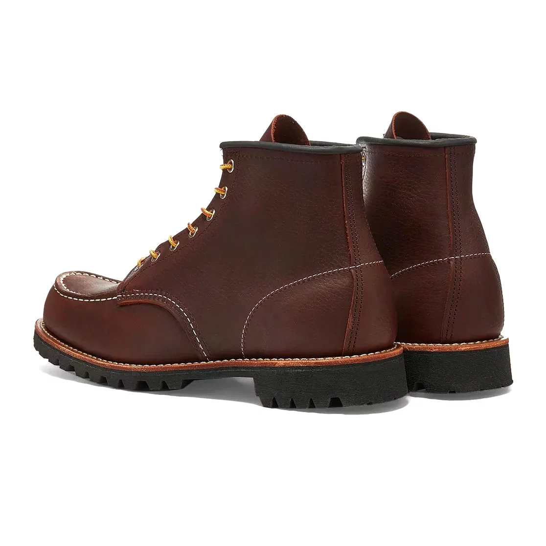 Red Wing Men's Roughneck 8146 Classic Moc Briar Brown Leather