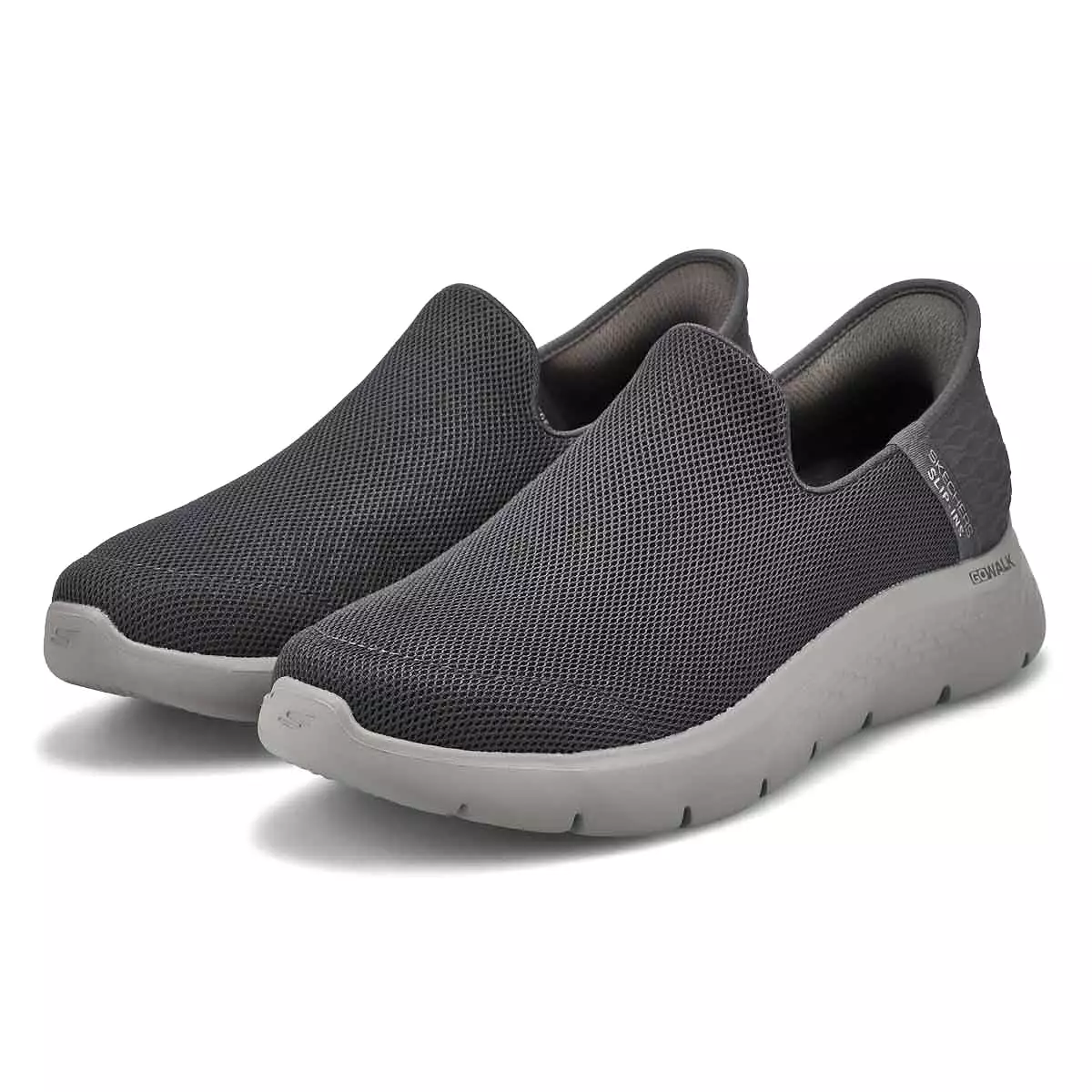 'Skechers' Men's Slip-ins: GO WALK Flex-No Hands - Dark Grey