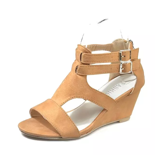 Strap Wedge Sandals