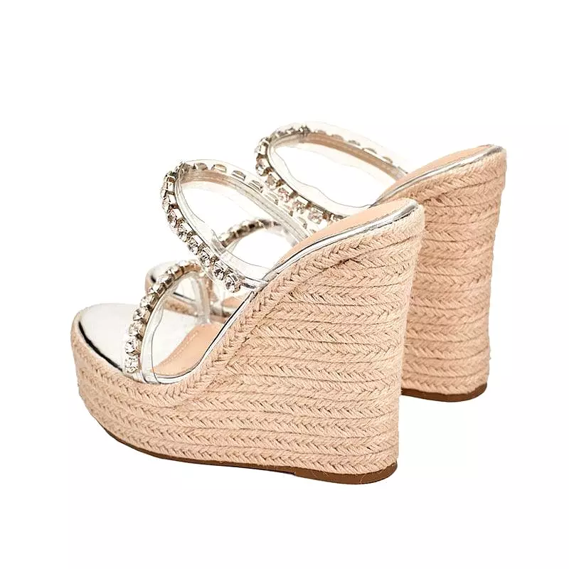 Summer Peep Toe Wedge Sandals