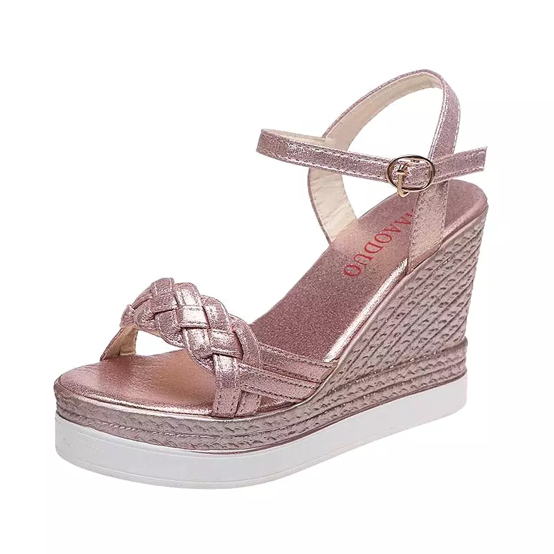 Summer Peep Toe Wedge Shoes