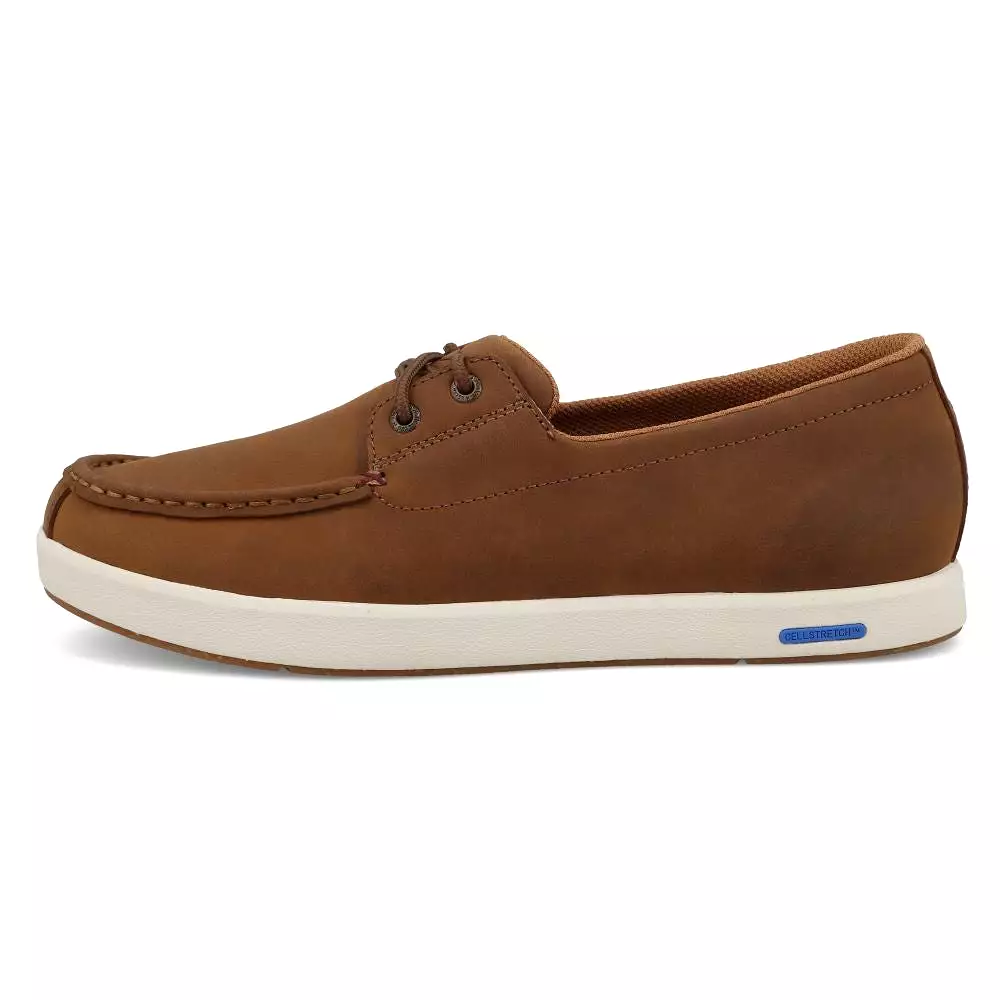 'Twisted X' Men's Ultralite X Boat Shoe - Lion Tan