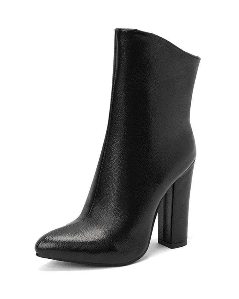 Women's Fashion Web celebrity style Zipper Boots