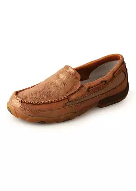 Women's Twisted X Brown Lustre Slip On Mocs