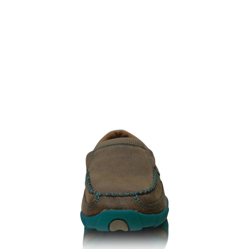 Women's Twisted X Casual Driving Moc Shoes Turquoise